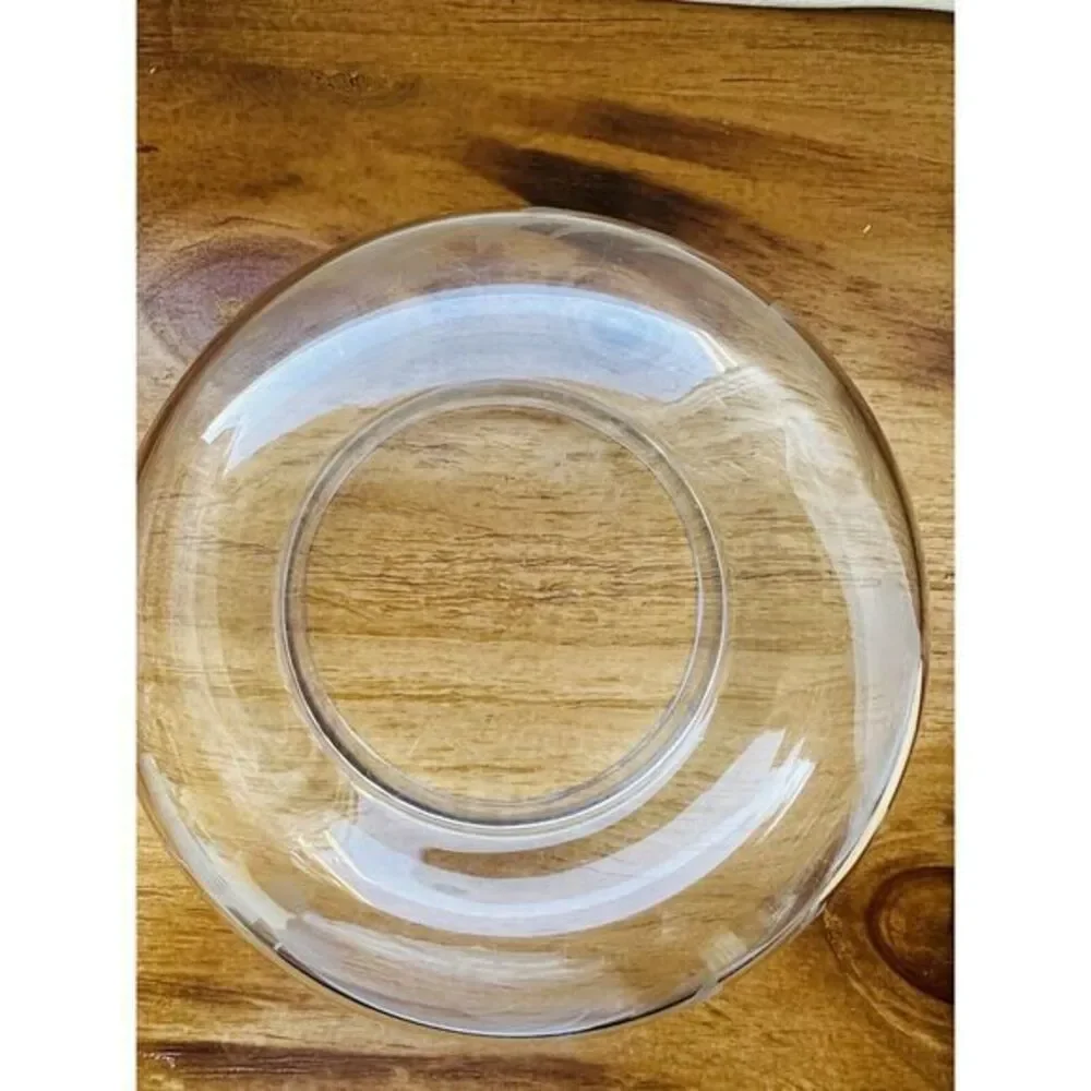 Vintage Art Deco Glass Powder Octagon Celluloid Lidded Jar La Parisienne France‎